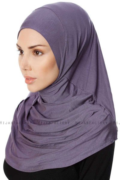 Ava - Lilla One-Piece Al Amira Hijab - Ecardin