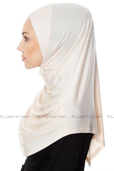 Ava - Lys Beige One-Piece Al Amira Hijab - Ecardin