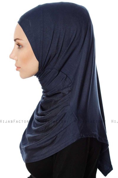 Ava - Marineblå One-Piece Al Amira Hijab - Ecardin