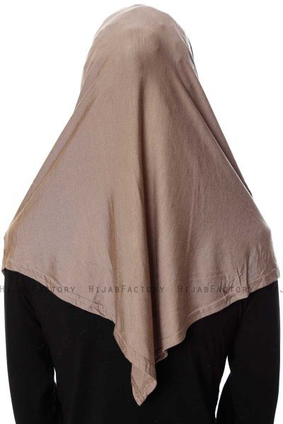 Ava - Mørk Taupe One-Piece Al Amira Hijab - Ecardin