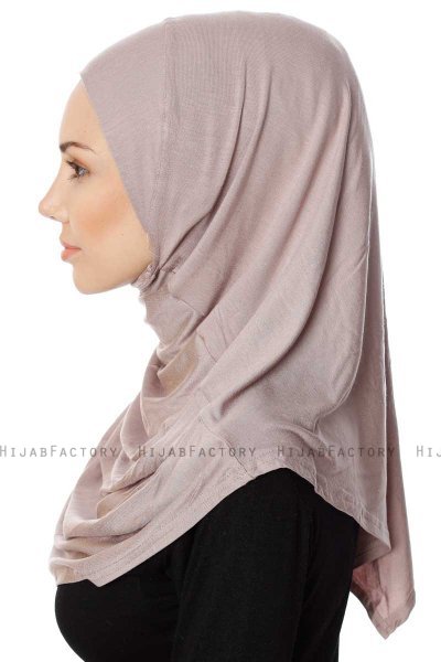Ava - Steingrå One-Piece Al Amira Hijab - Ecardin