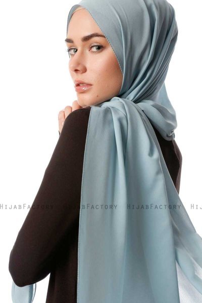 Ayla - Lys Petrol Chiffon Hijab