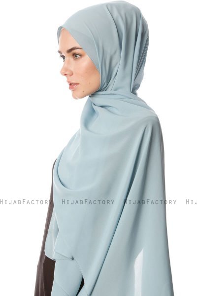 Ayla - Lys Petrol Chiffon Hijab