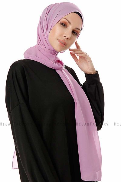 Ayla - Mauve Chiffon Hijab