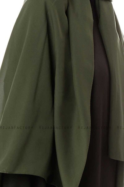 Ayla - Mørk Grønn Chiffon Hijab