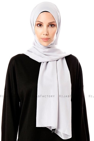Ayla - Sølv Chiffon Hijab