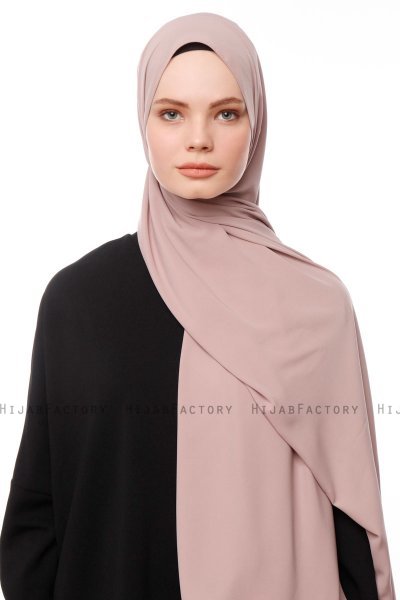 Aylin - Gammelrosa Medine Silk Hijab - Gülsoy