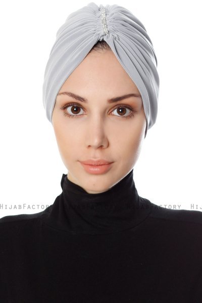 Aynur - Lysegrå Turban