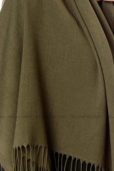 Aysel - Khaki Pashmina Hijab - Gülsoy