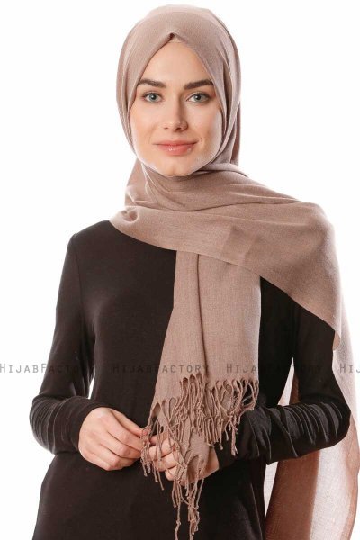 Aysel - Latte Pashmina Hijab - Gülsoy