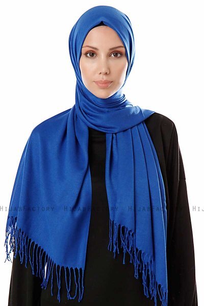 Aysel - Mørke Blå Pashmina Hijab - Gülsoy