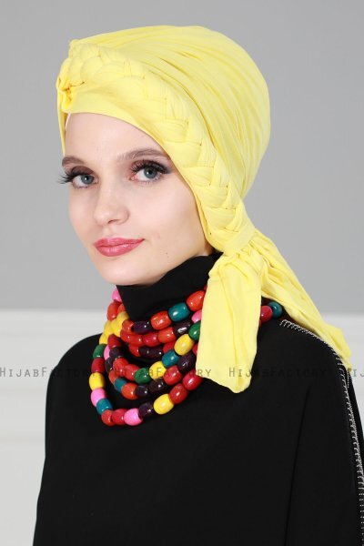 Theresa - Gul Bomull Turban - Ayse Turban