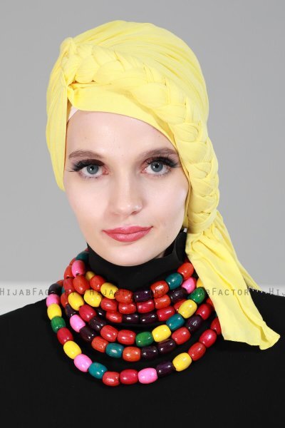 Theresa - Gul Bomull Turban - Ayse Turban
