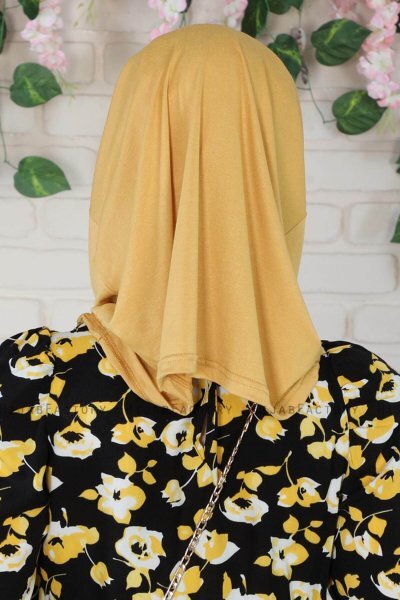 Wilda - Sennepsgul Bomull Hijab