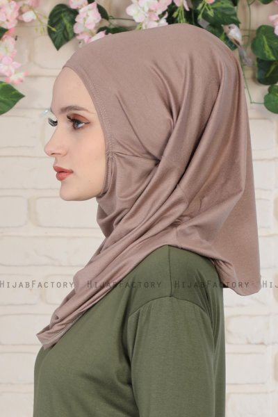 Wilda - Taupe Bomull Hijab