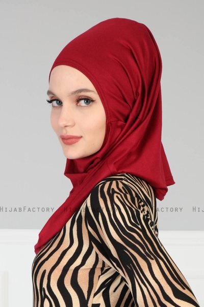 Wilda - Bordeaux Bomull Hijab