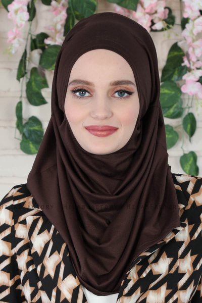 Wilda - Brun Bomull Hijab