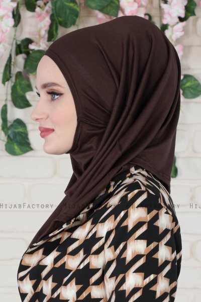 Wilda - Brun Bomull Hijab