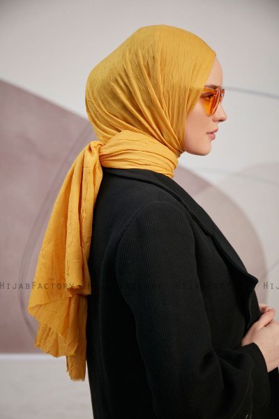 Serap - Sennepsgul Bamboo Crash Hijab