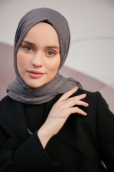 Serap - Antrasitt Bamboo Crash Hijab