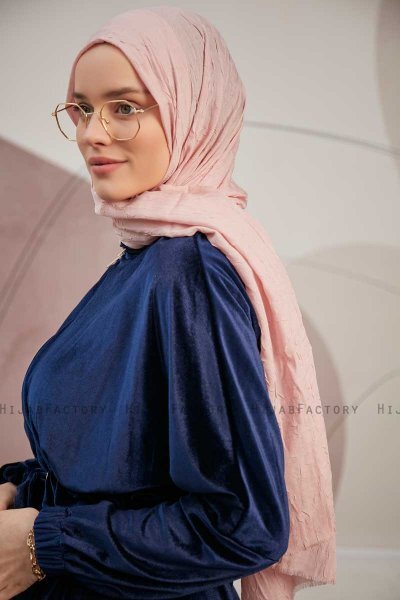 Serap - Bubblegum Pink Bamboo Crash Hijab