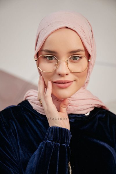 Serap - Bubblegum Pink Bamboo Crash Hijab