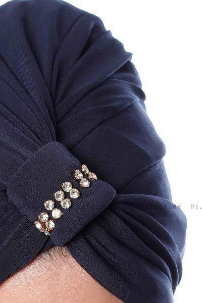 Bahar - Marineblå Turban