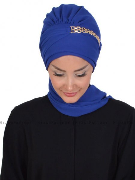 Beatrice Blå Turban Ayse Turban 320908b