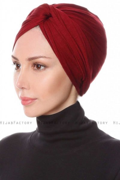 Belinay Bordeaux Turban Ecardin 201806b
