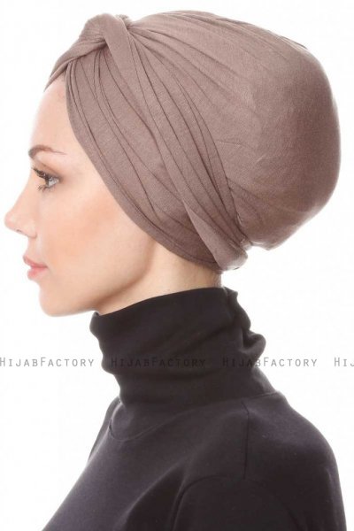 Belinay Stengrå Turban Hijab Ecardin 201838c