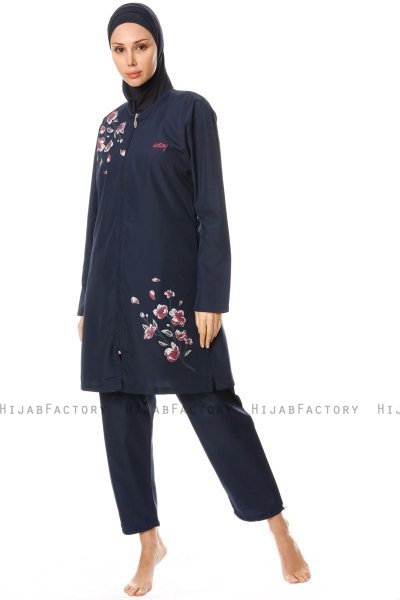 Buglem - Marineblå Burkini - Tesmay