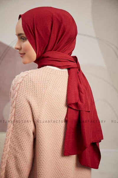 Ceyda - Mørkerød Cazz Hijab