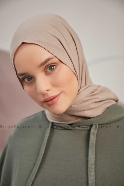 Ceyda - Mørk Taupe Cazz Hijab