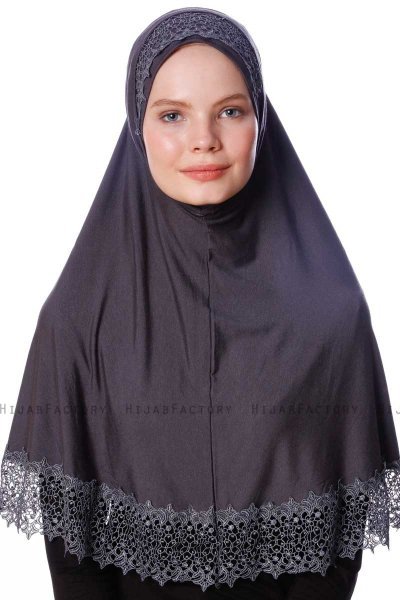 Ceylan - Mørk Grå Al Amira Hijab - Altobeh