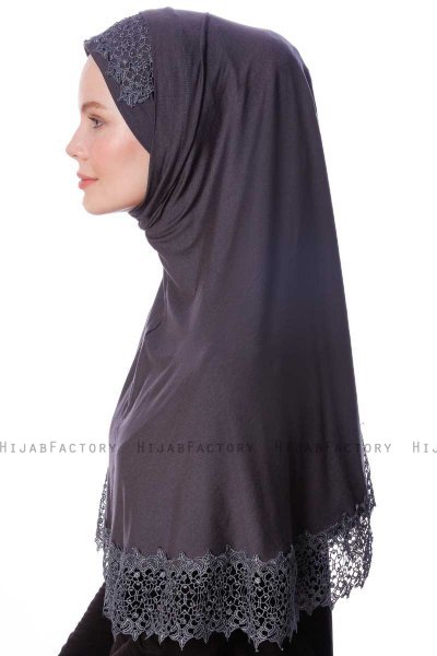 Ceylan - Mørk Grå Al Amira Hijab - Altobeh