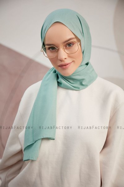 Silky Plain - Lysegrønn Hijab