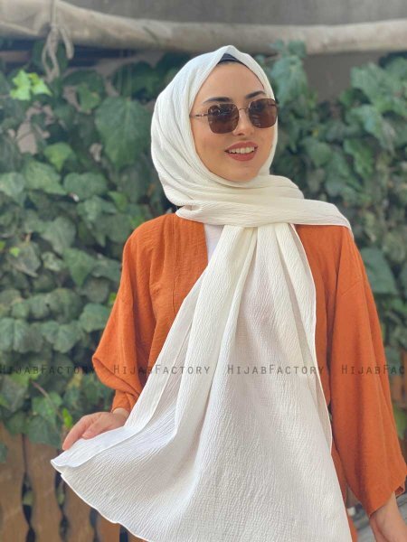 Daliya - Hvit Jazz Hijab - Mirach