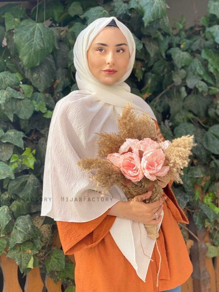 Daliya - Hvit Jazz Hijab - Mirach