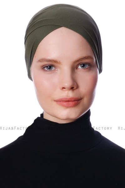 Defne - Khaki Parizien Undersjal - Ecardin