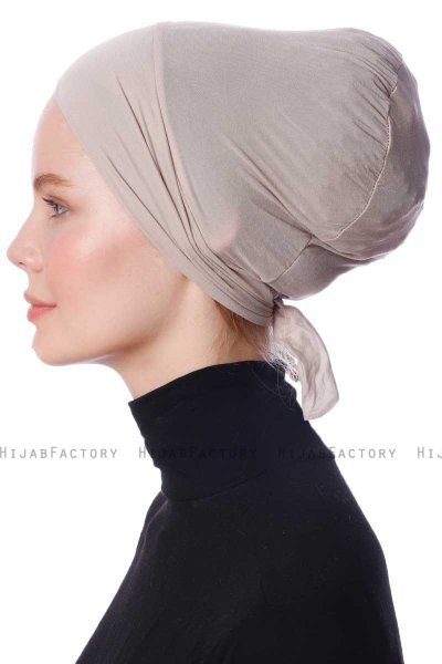 Defne - Lys Taupe Parizien Undersjal - Ecardin