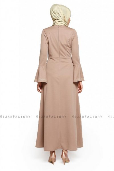 Deste - Taupe Kjole - Miss Halima
