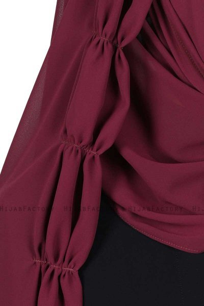 Disa - Plomme Praktisk Chiffon Hijab