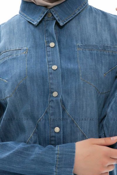 Djamila Denim Modest Klänning Neways 280399e