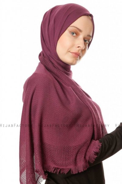 Ebru - Lilla Bomull Hijab