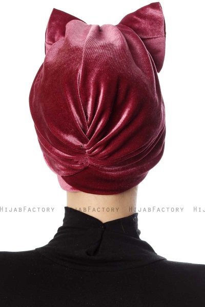 Ekin - Mørk Rosa Turban