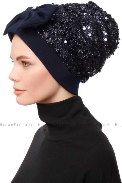 Enfleda - Marineblå Turban