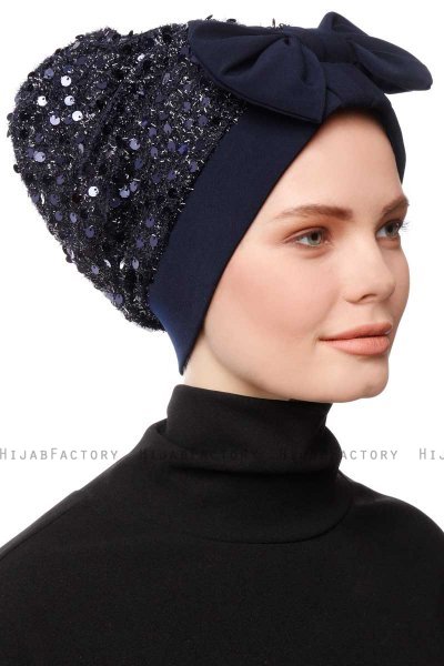 Enfleda - Marineblå Turban