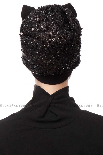 Enfleda - Svart & Svart Turban