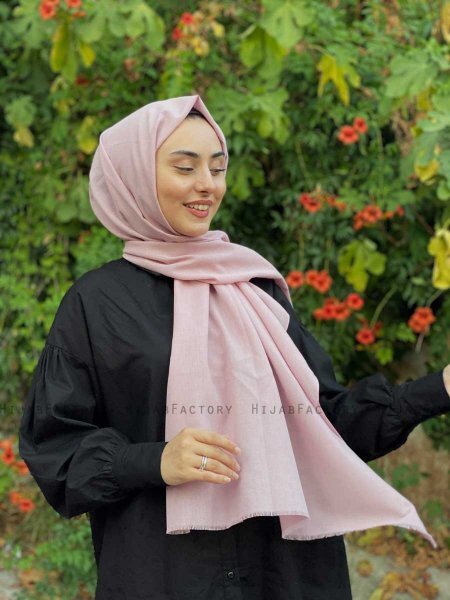 Ermina - Gammelrosa Bomull Hijab - Mirach