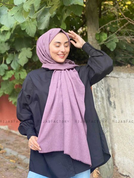 Ermina - Lilla Bomull Hijab - Mirach